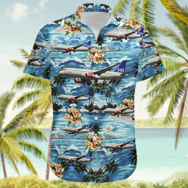 Airbus A320-232 Scandinavian Airlines (SAS) Hawaiian Shirt