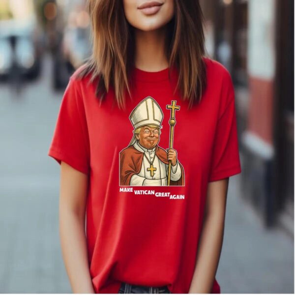 Trump Pope Shirt Funny Political Christian Gift Make America Great