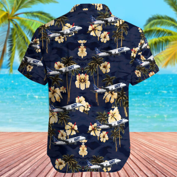 Embraer ERJ-170-200STD LOT Polish Airlines Hawaiian Shirt