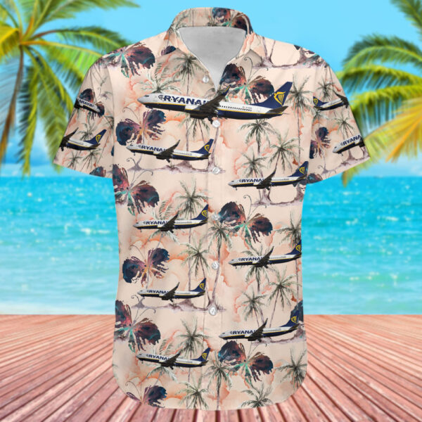 Boeing 737-8AS Ryanair Hawaiian Shirt Boeing 737-8AS Ryanair Hawaiian Shirt