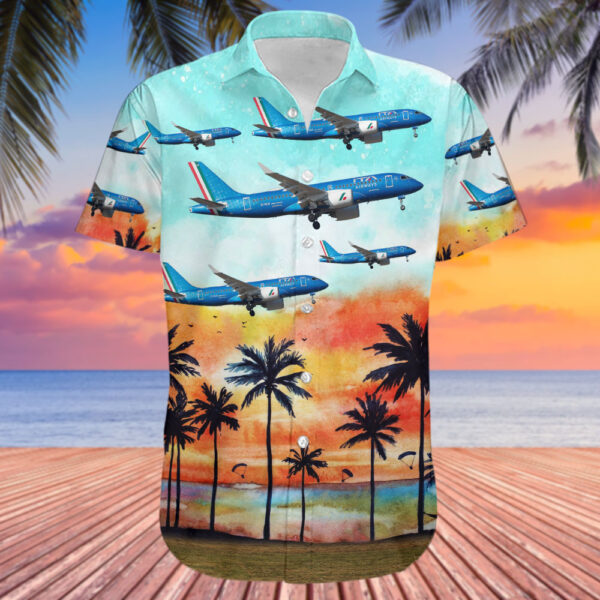 Airbus A220-171 ITA Airways Hawaiian Shirt