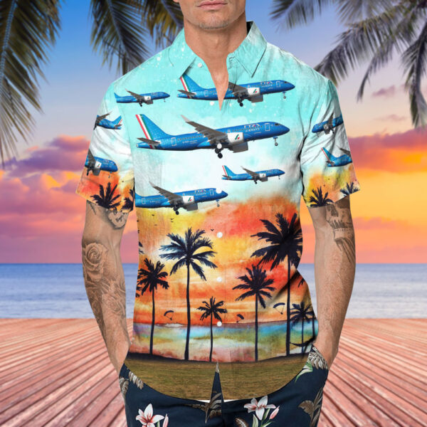 Airbus A220-171 ITA Airways Hawaiian Shirt