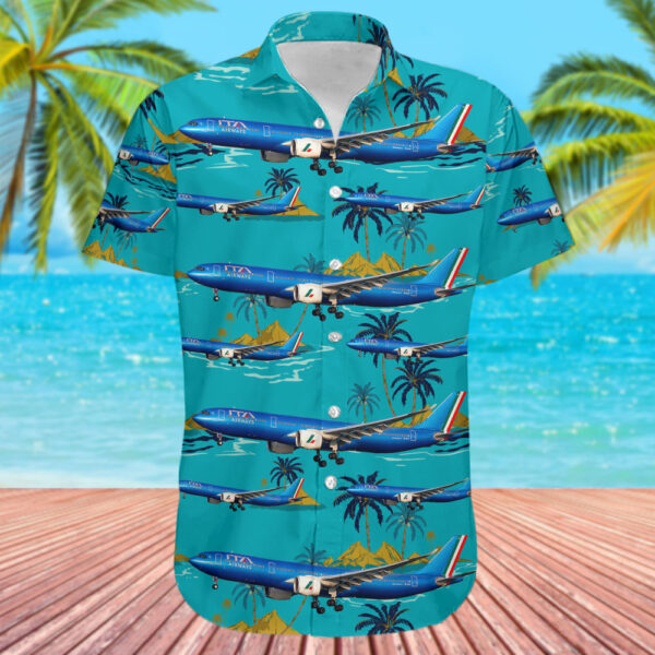 Airbus A330-941 ITA Airways Hawaiian Shirt Airbus A330-941 ITA Airways Hawaiian Shirt
