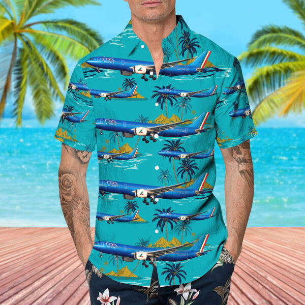 Airbus A330-941 ITA Airways Hawaiian Shirt Airbus A330-941 ITA Airways Hawaiian Shirt