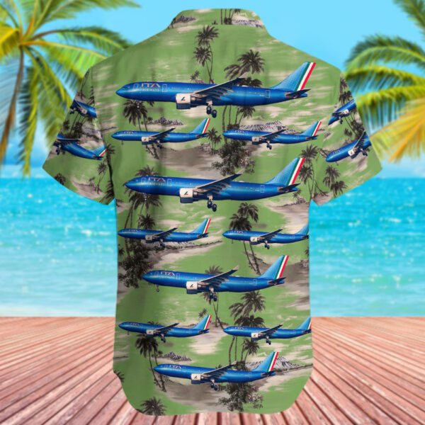 Airbus A330-202 ITA Airways Hawaiian Shirt Airbus A330-202 ITA Airways Hawaiian Shirt