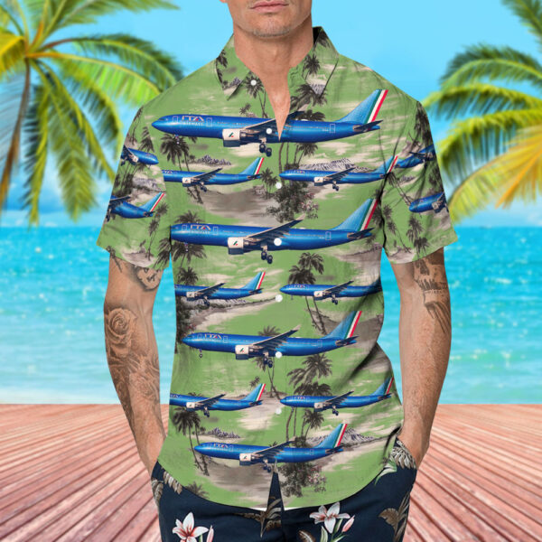 Airbus A330-202 ITA Airways Hawaiian Shirt Airbus A330-202 ITA Airways Hawaiian Shirt