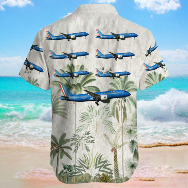 Airbus A220-371 ITA Airways Hawaiian Shirt Airbus A220-371 ITA Airways Hawaiian Shirt