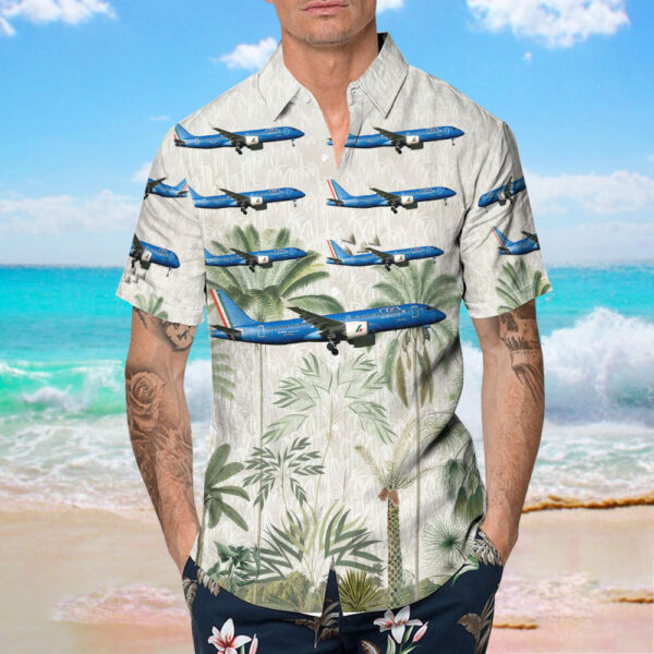 Airbus A220-371 ITA Airways Hawaiian Shirt Airbus A220-371 ITA Airways Hawaiian Shirt