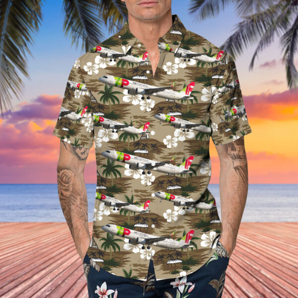 Airbus A321-251NX TAP Air Portugal Hawaiian Shirt Airbus A321-251NX TAP Air Portugal Hawaiian Shirt
