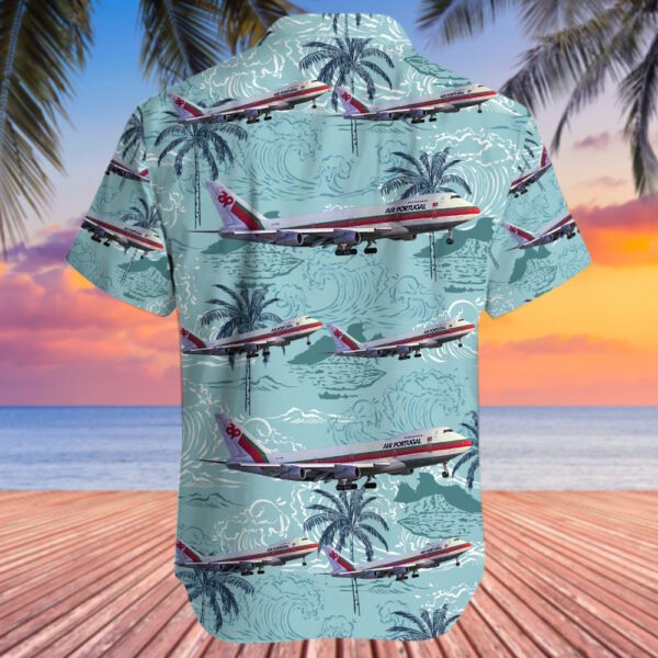 Boeing 747-282B TAP Air Portugal Hawaiian Shirt Boeing 747-282B TAP Air Portugal Hawaiian Shirt
