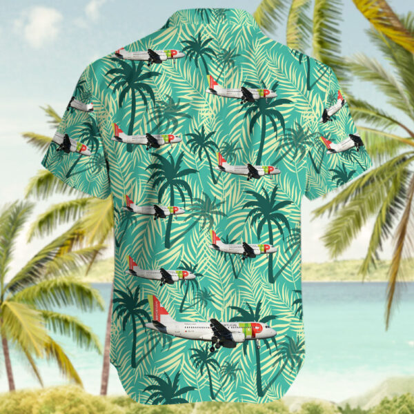 Airbus A319-111 TAP Air Portugal Hawaiian Shirt Airbus A319-111 TAP Air Portugal Hawaiian Shirt