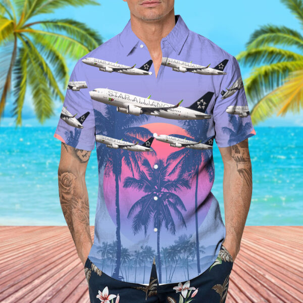 Airbus A320-251N TAP Air Portugal Hawaiian Shirt Airbus A320-251N TAP Air Portugal Hawaiian Shirt