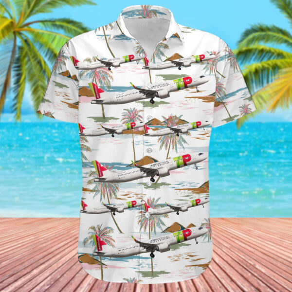 Airbus A321-251N TAP Air Portugal Hawaiian Shirt Airbus A321-251N TAP Air Portugal Hawaiian Shirt