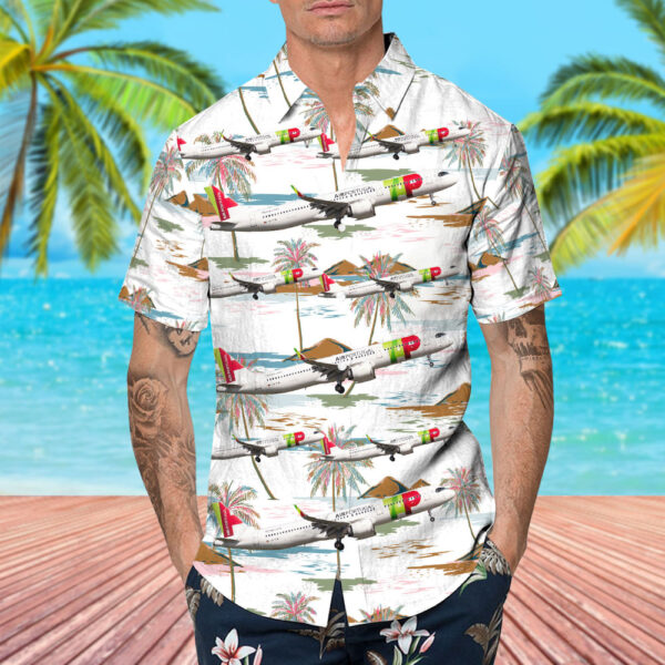Airbus A321-251N TAP Air Portugal Hawaiian Shirt Airbus A321-251N TAP Air Portugal Hawaiian Shirt