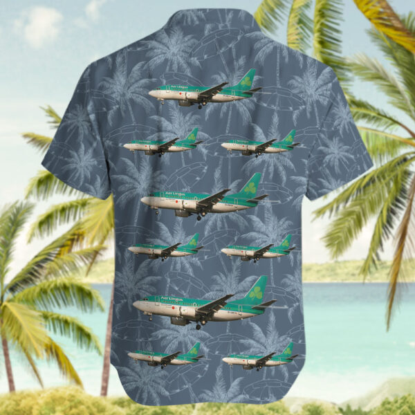 Boeing 737-548 Aer Lingus Hawaiian Shirt Boeing 737-548 Aer Lingus Hawaiian Shirt