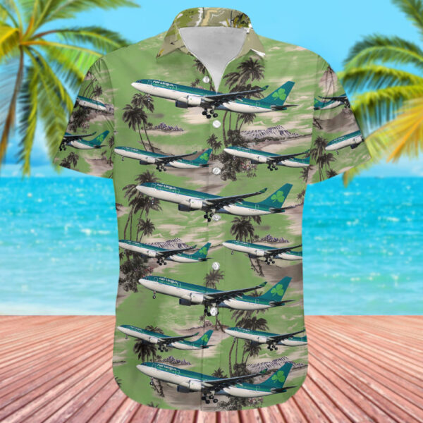 Airbus A330-202 Aer Lingus Hawaiian Shirt Airbus A330-202 Aer Lingus Hawaiian Shirt