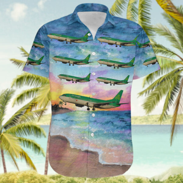Boeing 737-448 Aer Lingus Hawaiian Shirt Boeing 737-448 Aer Lingus Hawaiian Shirt