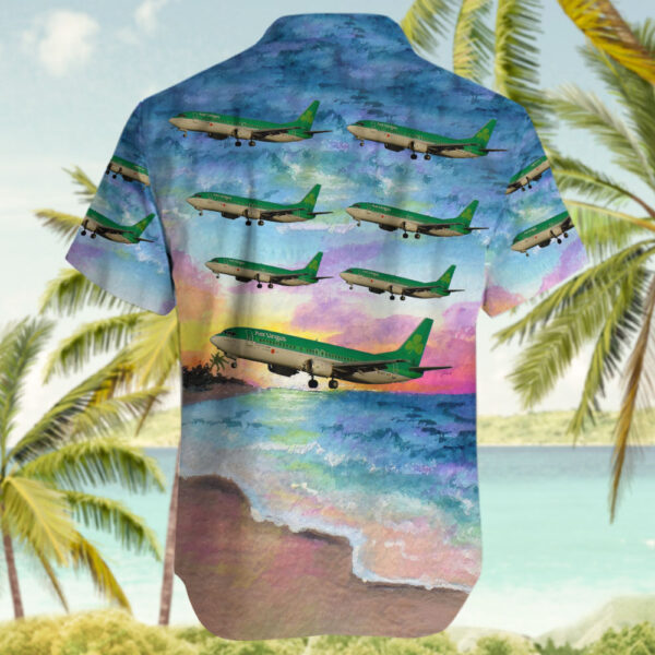 Boeing 737-448 Aer Lingus Hawaiian Shirt Boeing 737-448 Aer Lingus Hawaiian Shirt