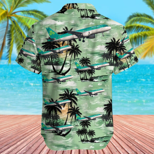Airbus A320-214 Aer Lingus Hawaiian Shirt Airbus A320-214 Aer Lingus Hawaiian Shirt