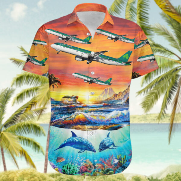 Airbus A321-211 Aer Lingus Hawaiian Shirt