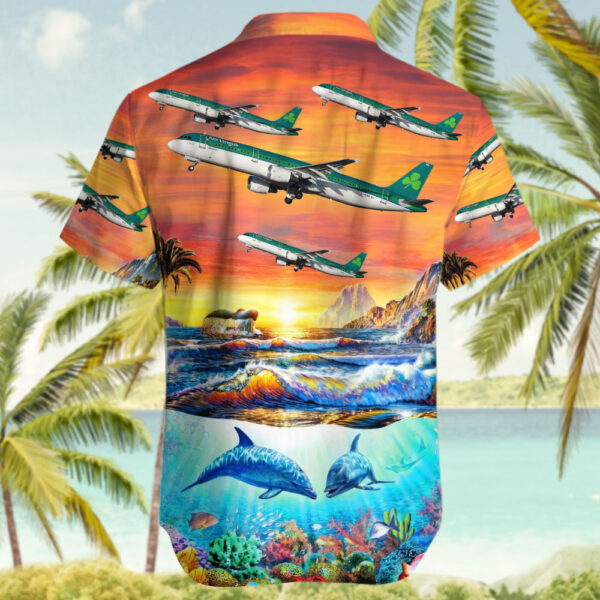 Airbus A321-211 Aer Lingus Hawaiian Shirt