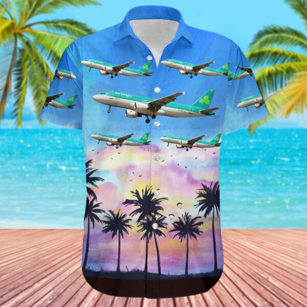 Airbus A320-216 Aer Lingus Hawaiian Shirt