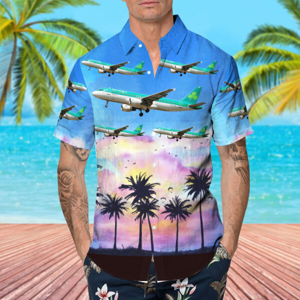 Airbus A320-216 Aer Lingus Hawaiian Shirt