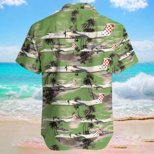 Bombardier Dash 8-Q402 Croatia Airlines Hawaiian Shirt