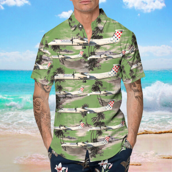 Bombardier Dash 8-Q402 Croatia Airlines Hawaiian Shirt