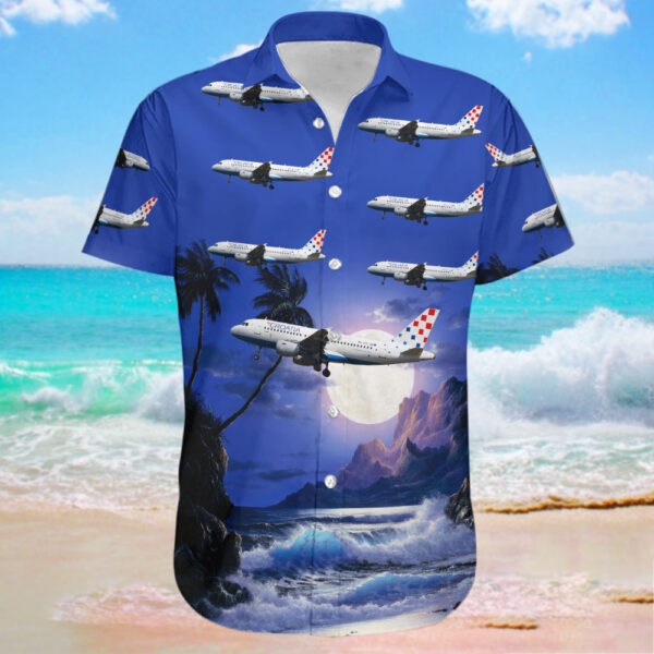 Airbus A319-112 Croatia Airlines Hawaiian Shirt