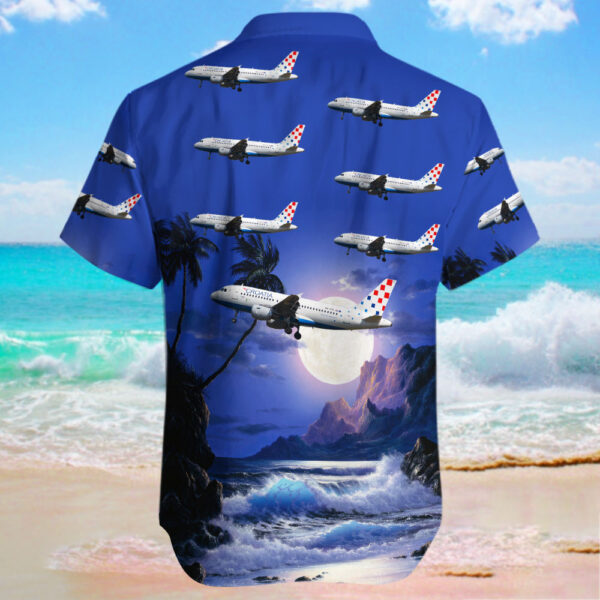 Airbus A319-112 Croatia Airlines Hawaiian Shirt