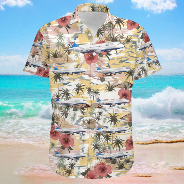 Airbus A320-212 Croatia Airlines Hawaiian Shirt Airbus A320-212 Croatia Airlines Hawaiian Shirt