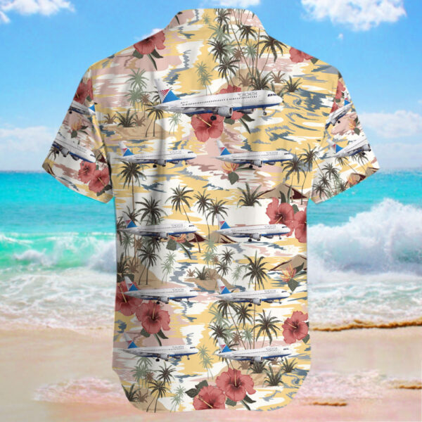 Airbus A320-212 Croatia Airlines Hawaiian Shirt Airbus A320-212 Croatia Airlines Hawaiian Shirt