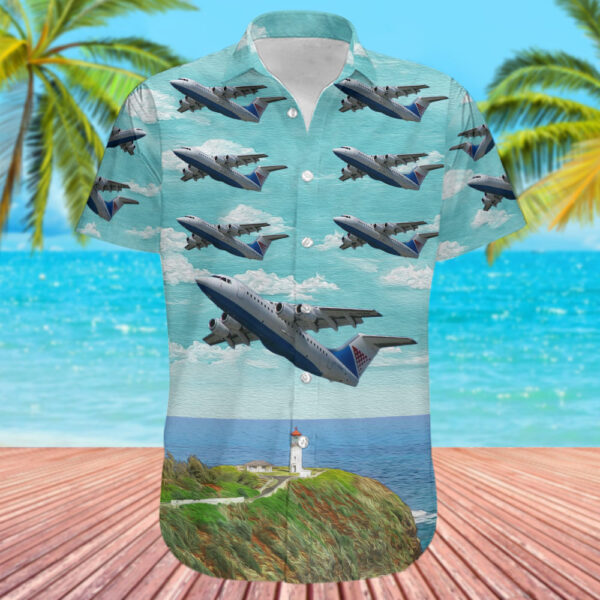 British Aerospace BAe 146-200 Croatia Airlines Hawaiian Shirt