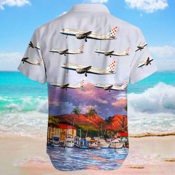 Airbus A320-214 Croatia Airlines Hawaiian Shirt