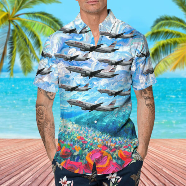 Boeing 737-4Q8 CSA Czech Airlines Hawaiian Shirt