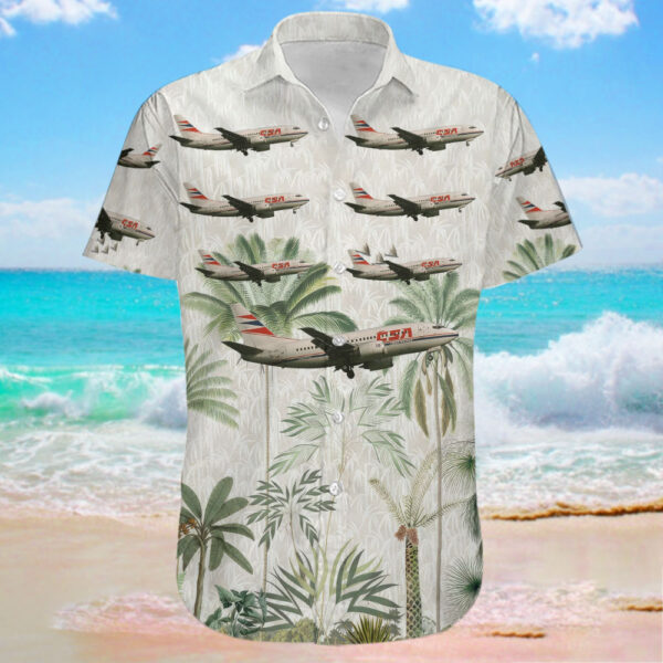 Boeing 737-55S CSA Czech Airlines Hawaiian Shirt Boeing 737-55S CSA Czech Airlines Hawaiian Shirt