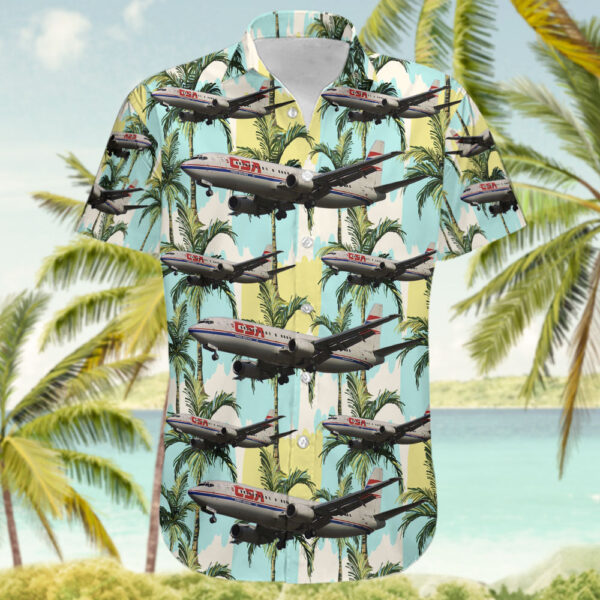 Boeing 737-45S CSA Czech Airlines Hawaiian Shirt