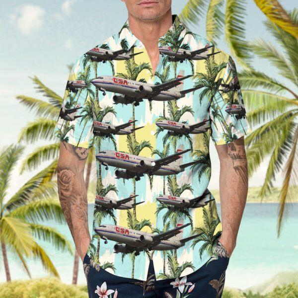 Boeing 737-45S CSA Czech Airlines Hawaiian Shirt