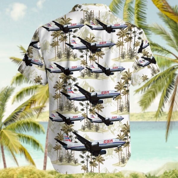 Boeing 737-49R CSA Czech Airlines Hawaiian Shirt Boeing 737-49R CSA Czech Airlines Hawaiian Shirt