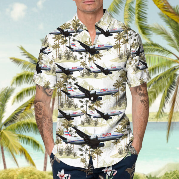 Boeing 737-49R CSA Czech Airlines Hawaiian Shirt Boeing 737-49R CSA Czech Airlines Hawaiian Shirt
