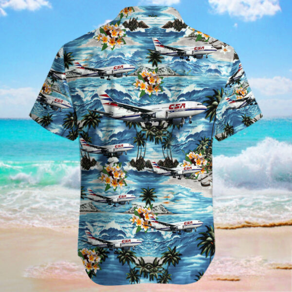 Airbus A310-304 CSA Czech Airlines Hawaiian Shirt Airbus A310-304 CSA Czech Airlines Hawaiian Shirt