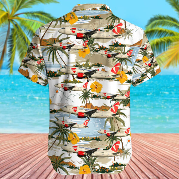 Airbus A319-112 CSA Czech Airlines Hawaiian Shirt Airbus A319-112 CSA Czech Airlines Hawaiian Shirt