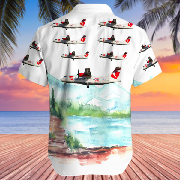 ATR 42-500 CSA Czech Airlines Hawaiian Shirt ATR 42-500 CSA Czech Airlines Hawaiian Shirt