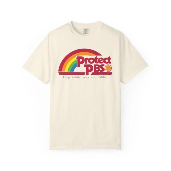 Save Public Broadcasting PBS Rainbow Protest Tee Anti Trump Shirt