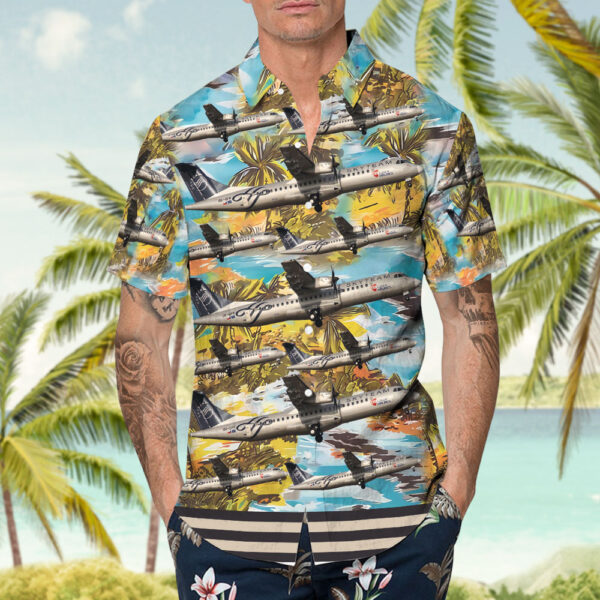 ATR 72-212A(500) CSA Czech Airlines Hawaiian Shirt ATR 72-212A(500) CSA Czech Airlines Hawaiian Shirt
