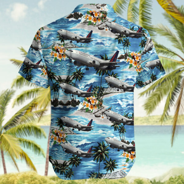 Boeing 737-405 Brussels Airlines Hawaiian Shirt Boeing 737-405 Brussels Airlines Hawaiian Shirt