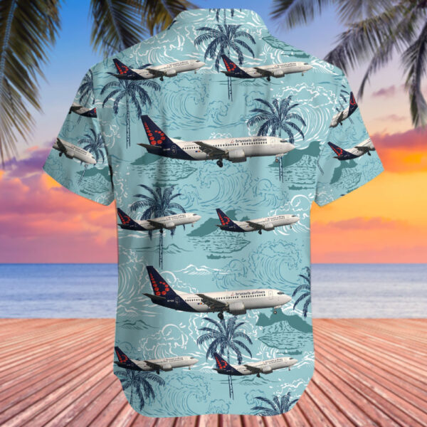 Boeing 737-36N Brussels Airlines Hawaiian Shirt Boeing 737-36N Brussels Airlines Hawaiian Shirt