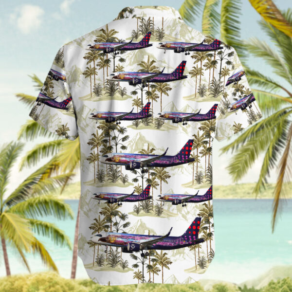 Airbus A320-251N Brussels Airlines Hawaiian Shirt Airbus A320-251N Brussels Airlines Hawaiian Shirt