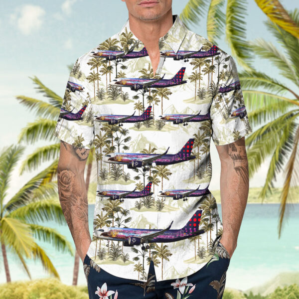 Airbus A320-251N Brussels Airlines Hawaiian Shirt Airbus A320-251N Brussels Airlines Hawaiian Shirt